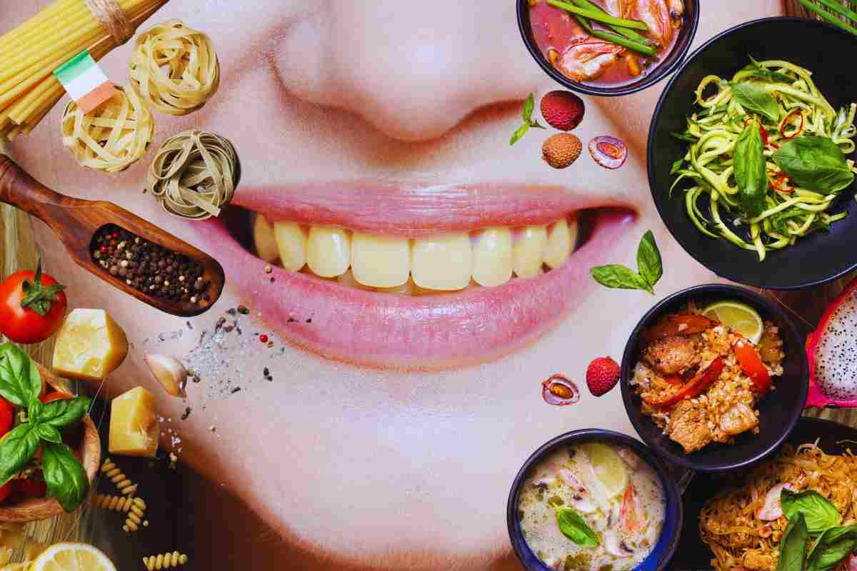 i cibi che fanno ingiallire i denti